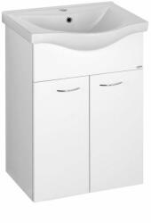 SAPHO Aqualine, KERAMIA FRESH mosdószekrény 51, 1x74x34cm, fehér, 50057 (50057)