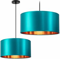 Toolight Szerszámlámpa, függőlámpa 40cm 1xE27 APP954-1CP, kék-arany, OSW-06680 (OSW-06680)
