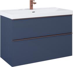 Elita Look, mosdószekrény 100x45x64 cm 2S PDW, kék matt, ELT-168576 (ELT-168576)