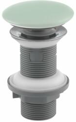 SAPHO Sapho, Mosdó kifolyó 5/4 "click-clack, kerámia huzat, vastagság 20-70mm, matt zöld Menta, 38TP0168I (38TP0168I)