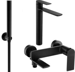 Mexen Zero R70 fürdőszett, fekete, 71113R70-70 (71113R70-70)