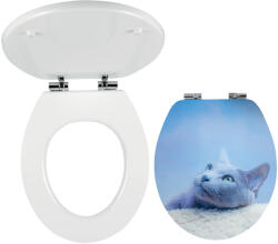 FERRO - WC ülőke, MDF nyomattal, fém-króm zsanérok, WC / SOFT3D (WC/SOFT3D)