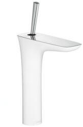 Hansgrohe PuraVida 200 karos mosdócsaptelep Push-Open hulladékkészlettel, fehér/króm, 15081400 (HAN-15081400)