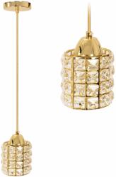 Toolight Szerszámlámpa - Mennyezeti lámpa Crystal Gold APP724-1CP, arany, OSW-06874 (OSW-06874)