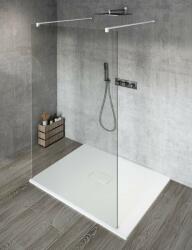 SAPHO Sapho, VARIO WHITE egyrészes zuhanyparaván a térbe, átlátszó üveg, 1100 mm, GX1211GX2215 (GX1211GX2215)