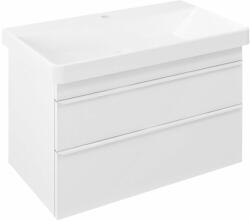 SAPHO Sapho, SITIA mosdószekrény 75, 6x50x43, 4 cm, 2x fiókos, fehér matt, SI080-3131 (SI080-3131)