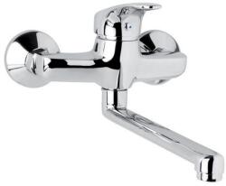Mereo Mereo, Mosogató fali csaptelep, Sonata, lapos szíjjal 210 mm, króm, MER-CB302AN (MER-CB302AN)