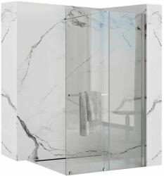 Rea - Cortis eltolható zuhanyparaván 100x195cm, 6mm üveg, átlátszó üveg / króm profil, REA-K7210 (REA-K7210)