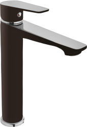 INVENA Dokos, magas mosogató csaptelep, fekete-króm, INV-BU-19-W04-V (INV-BU-19-W04-V)