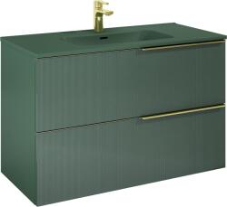 Elita Soho, mosdószekrény 100x45x64 cm 2S, zöld matt, ELT-169085 (ELT-169085)