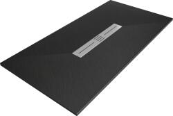 Mexen Toro, SMC téglalap alakú zuhanytálca 180 x 70 cm, fekete matt, 43707018 (43707018)