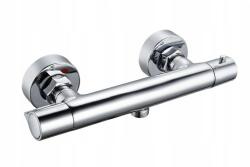 INVENA Slim, termosztatikus zuhanycsaptelep 150mm, króm, BT-00-S01-x (INV-BT-00-S01-X)