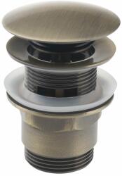 Aqualine Aqualine, Mosogató kimenet 5/4", kattanásos, nagy dugó, vastagság 30-45 mm, bronz, TF7001A (TF7001A)