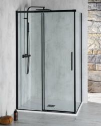 POLYSAN Polysan, ALTIS LINE BLACK téglalap alakú zuhanyparaván 1200x900 mm, bal / jobb változat, AL3012BAL6012B (AL3012BAL6012B)
