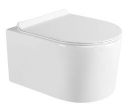 Mexen SOFIA Rimless függő WC csésze ülőkés lassan záródó, 49 x 37 cm, fehér, 30544000 (30544000)