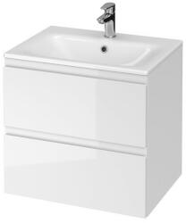 Cersanit Moduo, függő szekrény mosdóval 60cm, fehér, S801-314-DSM (S801-314-DSM)
