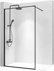 Rea - Bler zuhanyparaván 70x195cm, 8mm üveg, átlátszó üveg / fekete profil, REA-K7636 (REA-K7636)