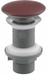 SAPHO Sapho, Mosdó kifolyó 5/4 "click-clack, kerámia burkolat, vastagság 20-70mm, barna vörös, 38TP0169I (38TP0169I)