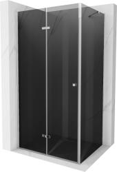 Mexen Lima zuhanykabin 100x80cm, 6mm üveg, króm profil-szürke üveg, 856-100-080-01-40 (856-100-080-01-40)