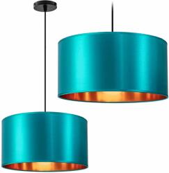 Toolight Szerszámlámpa - Függesztett lámpa Blue Gold 36cm E27 60W APP953-1CP, kék-arany, OSW-06679 (OSW-06679)