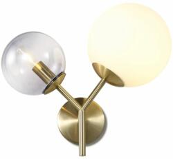 Toolight Szerszámlámpa - fali üveglámpa E27 60W APP1012-2W, arany, OSW-09481 (OSW-09481)