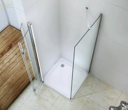 Mexen Lima zuhanykabin 120x60cm, 6mm üveg, króm profil-átlátszó üveg, 856-120-060-01-00 (856-120-060-01-00)