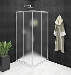 SAPHO Gelco, SIGMA SIMPLY négyzet alakú zuhanyparaván 800x800 mm, sarokbejárat, Tégla üveg, GS2480GS2480 (GS2480GS2480)