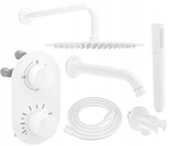 Mexen Kai, rejtett zuhany / fürdőkád szett DR70 esőzuhannyal 25 cm, fehér, 77602DR70251-20 (77602DR70251-20)