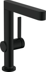 Hansgrohe Finoris, mosdócsaptelep 230, Push-Open kimenettel és forgatható kifolyóval, fekete matt, 76060670 (HAN-76060670)