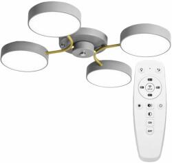 Toolight Szerszámlámpa - LED mennyezeti lámpa APP210-3CPR + távirányító, szürke-arany, OSW-08473 (OSW-08473)