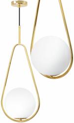 Toolight Szerszámlámpa - Mennyezeti lámpa 1xE27 60W APP472-1CP, arany, OSW-00650 (OSW-00650)