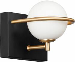 Toolight Tutumi, fali lámpa 1xG9 APP1220-1W, fekete-arany, OSW-40028 (OSW-40028)
