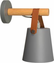 Toolight Szerszámlámpa - Fém fali lámpa szalaghoz APP468-1W, szürke, OSW-00903 (OSW-00903)