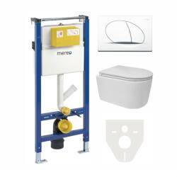 Mereo Mereo, WC garnitúra gipszkartonhoz tartozékokkal, MER-MM02SETRA (MER-MM02SETRA)