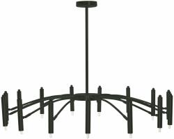 Toolight Szerszámlámpa, mennyezeti lámpa 15xG9 APP1196-15CP, fekete, OSW-40113 (OSW-40113)