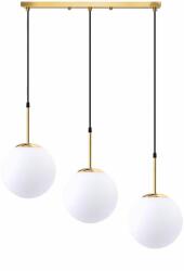 Toolight Szerszámlámpa - Mennyezeti lámpa 3xE27, arany-fehér, OSW-08197 (OSW-08197)