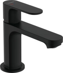 Hansgrohe Rebris S, mosdócsaptelep 80 fémhulladék készlettel húzóval, CoolStart, fekete matt, 72584670 (HAN-72584670)