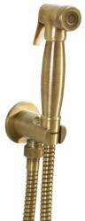 Reitano Rubinetteria Reitano Rubinetteria, Retro bidézuhany tömlővel és zuhanytartóval kifolyóval, bronz, 9106 (9106)