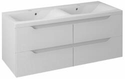 SAPHO Sapho, WAVE dupla mosdószekrény 119, 7x50x47, 8 cm, fehér (WA121), WA120-3030 (WA120-3030)