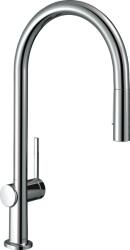 Hansgrohe M54, Talis mosogatócsaptelep kihúzható spray-vel, EcoSmart, króm, 72842000 (HAN-72842000)