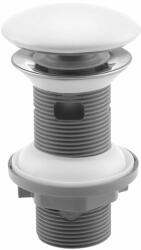SAPHO Sapho, Mosdó kifolyó 5/4 "click-clack, kerámia huzat, vastagság 20-70mm, fehér, 38TP0171I (38TP0171I)