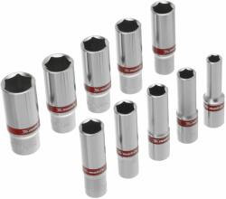 MTX Dugókulcs készlet 3/8" hatlapfejű 8- 19mm hosszított 10 db (135919)