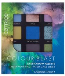 Catrice Colour Blast Eyeshadow Palette fard de pleoape 6, 75 g pentru femei 020 Blue meets Lime