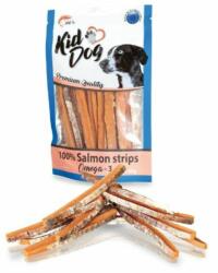 KIDDOG Salmon Stripes Omega3 Jutalomfalat 80g - kutyakajas
