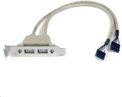 StarTech 2x USB 2.0 hátlapi kivezetés (USBPLATELP)