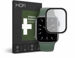 HOFI Hybrid Glass Apple Watch Series 4/5/6/SE (44mm) üveg képernyővédő fólia fekete kerettel (FN0012)