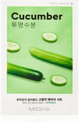 Missha Airy Fit Cucumber Masca hidratanta cu efect revitalizant sub forma de foaie pentru tenul uscat 19 g Masca de fata