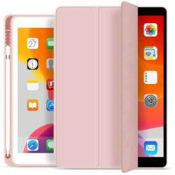 Tech-Protect Tok Apple iPad 10.2 (2019/2020/2021) tablet tok (Smart Case) on/off funkcióval, Apple Pencil tartóval - Tech-Protect - rózsaszín (ECO csomagolás)