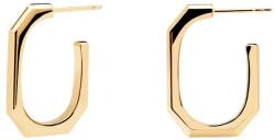 PDPAOLA Eleganti cercei placați cu aur SIGNATURE LINK aur AR01-415-U