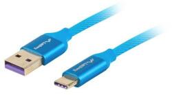 Lanberg Cablu Date/Incarcare Lanberg USB-A USB-C 0.5m Albastru (5901969416534)